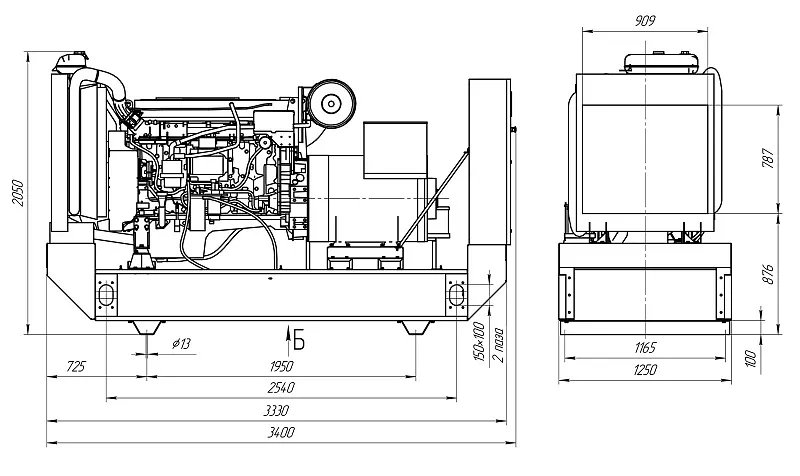 Дизельный генератор ПСМ ADV-280